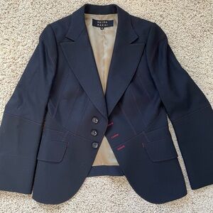 Shiro Sakai navy women’s blazer medium. Matching trousers listed.